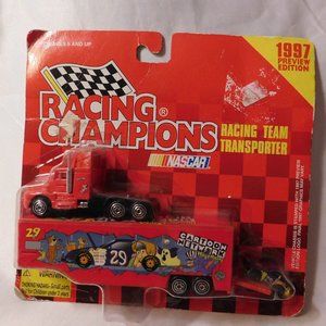 Nascar Racing Champions Racing Team Transporter Semi Truck Cartoon Network 1997